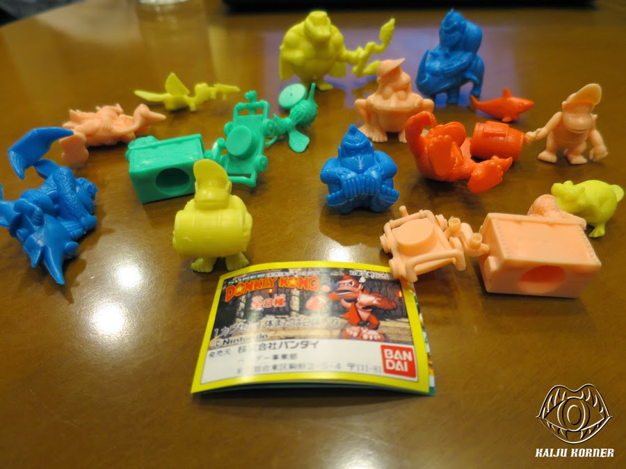 Kaiju Korner: 1980s Bandai x Nintendo Donkey Kong keshi gomu set